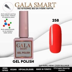 Gala smart classic kalıcı oje 10 mle no:258