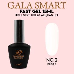 Gala smart - fast gel 15 ml - no:2 (beyaz)