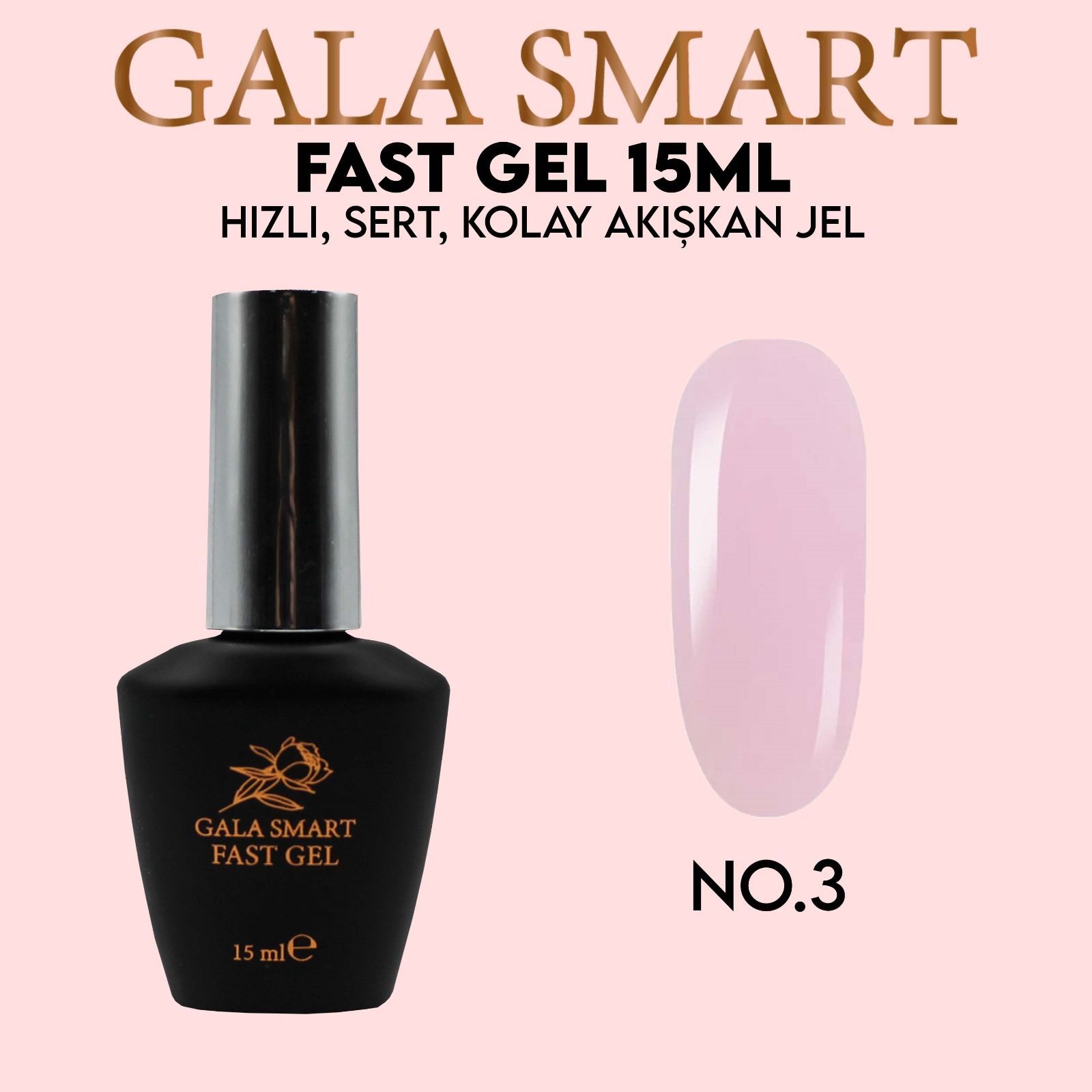 Gala smart - fast gel 15 ml - no:3