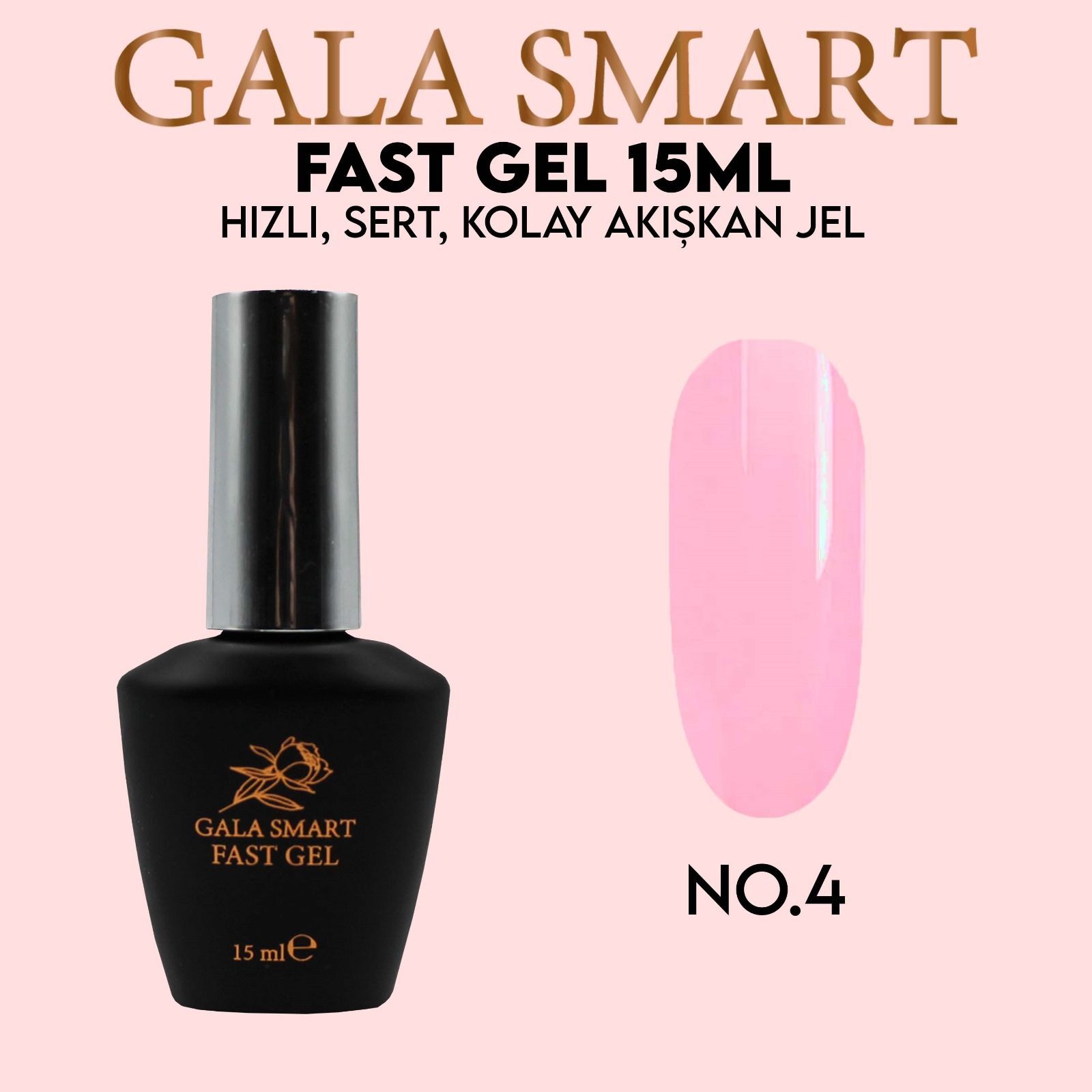 Gala smart - fast gel 15 ml - no:4