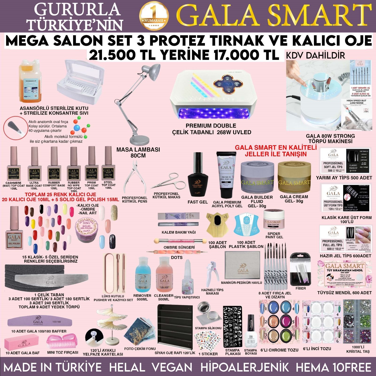 GALA SMART - MEGA SALON SET 3
