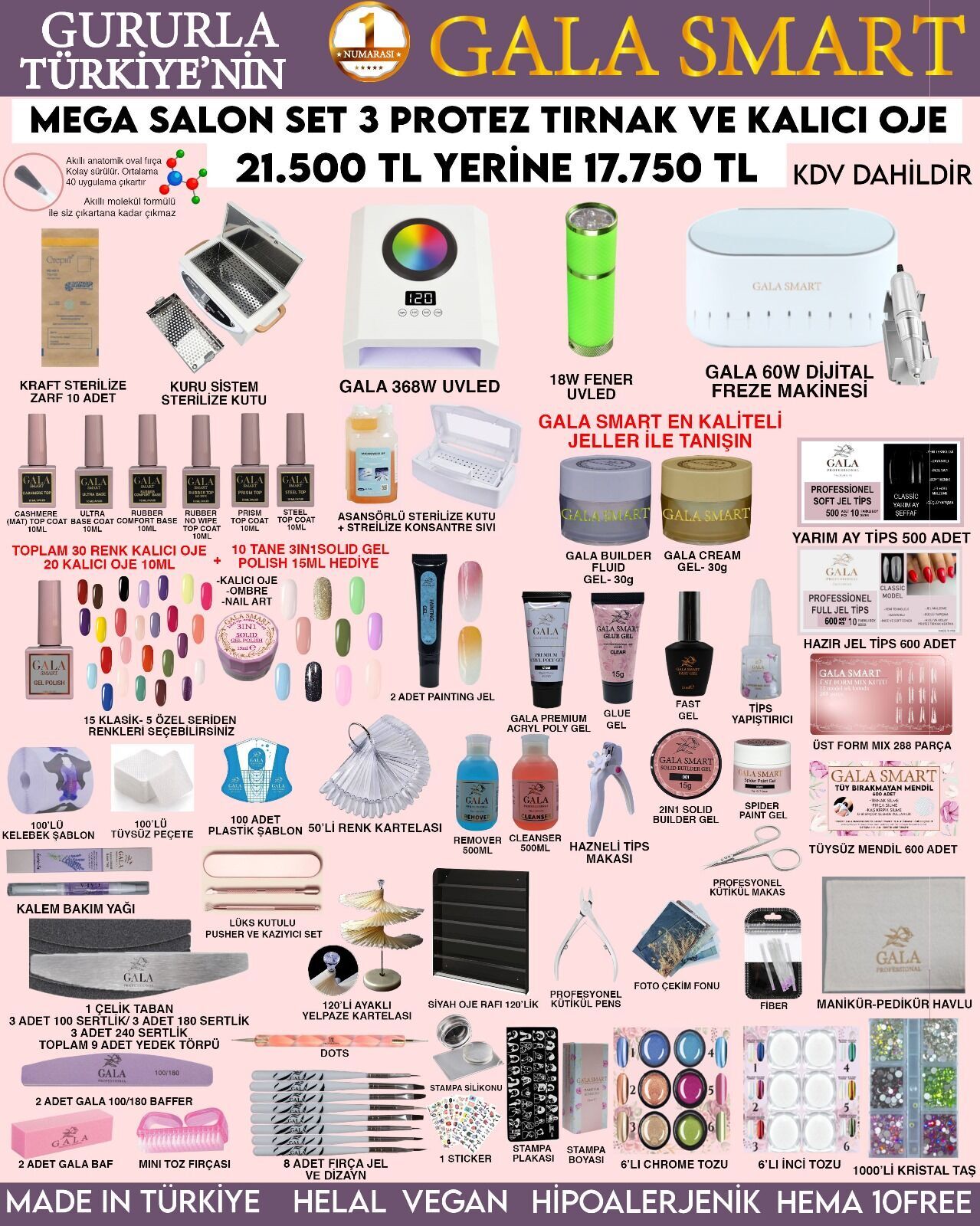 GALA SMART - MEGA SALON SET 3