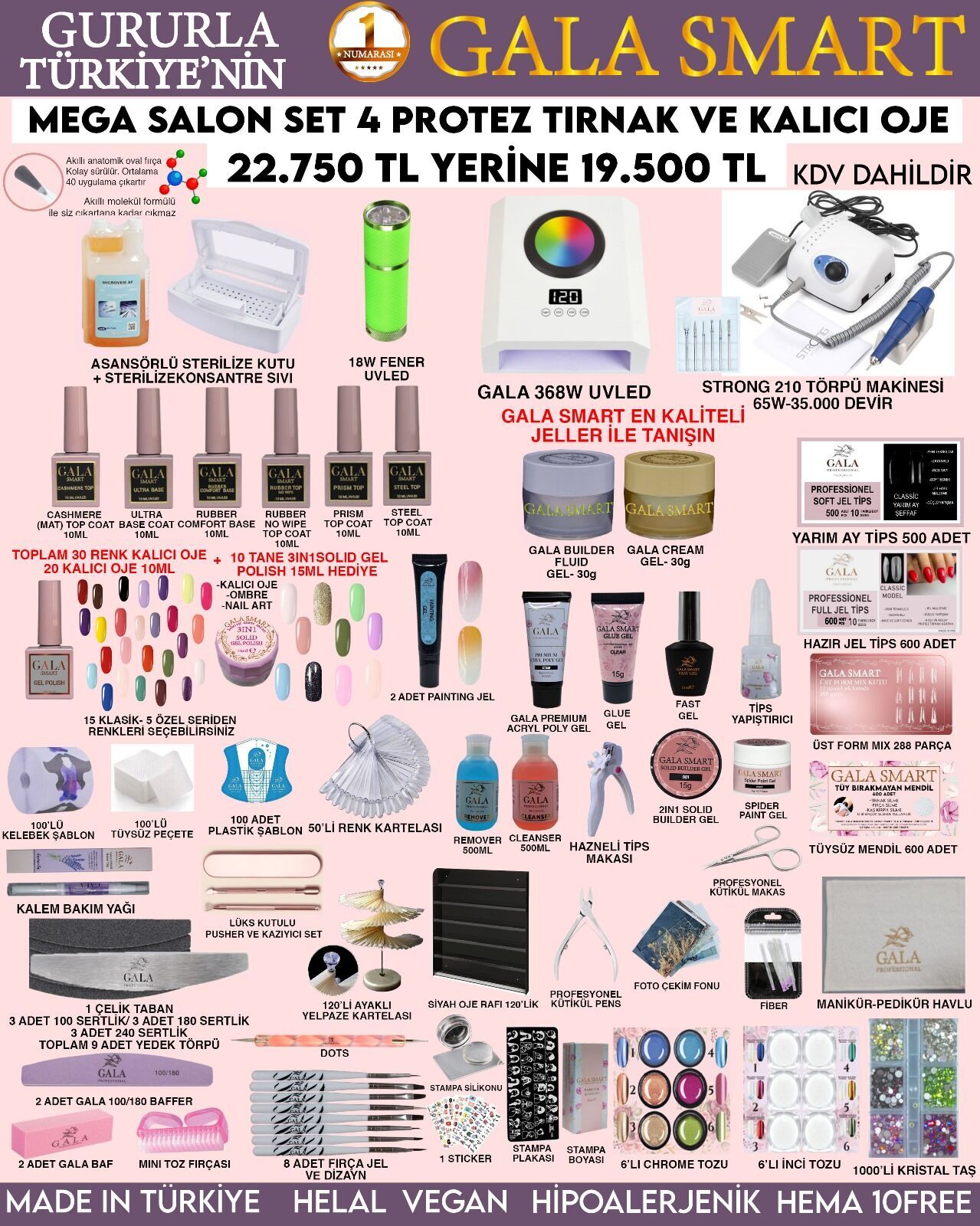 GALA SMART - MEGA SALON SET 4