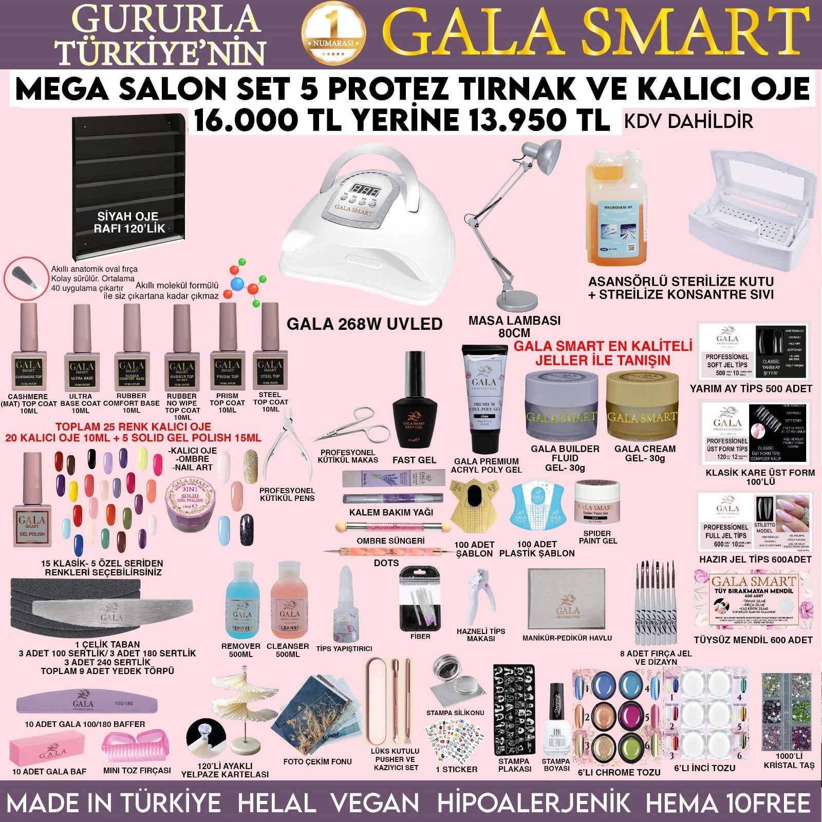 GALA SMART - MEGA SALON SET 5
