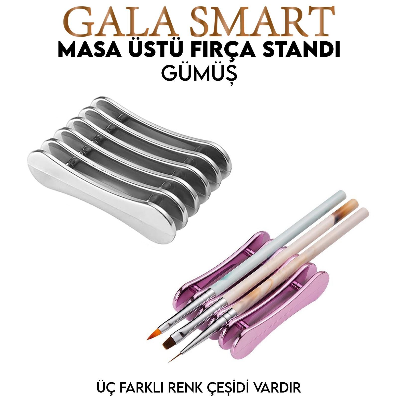 Fırça stand - gümüş
