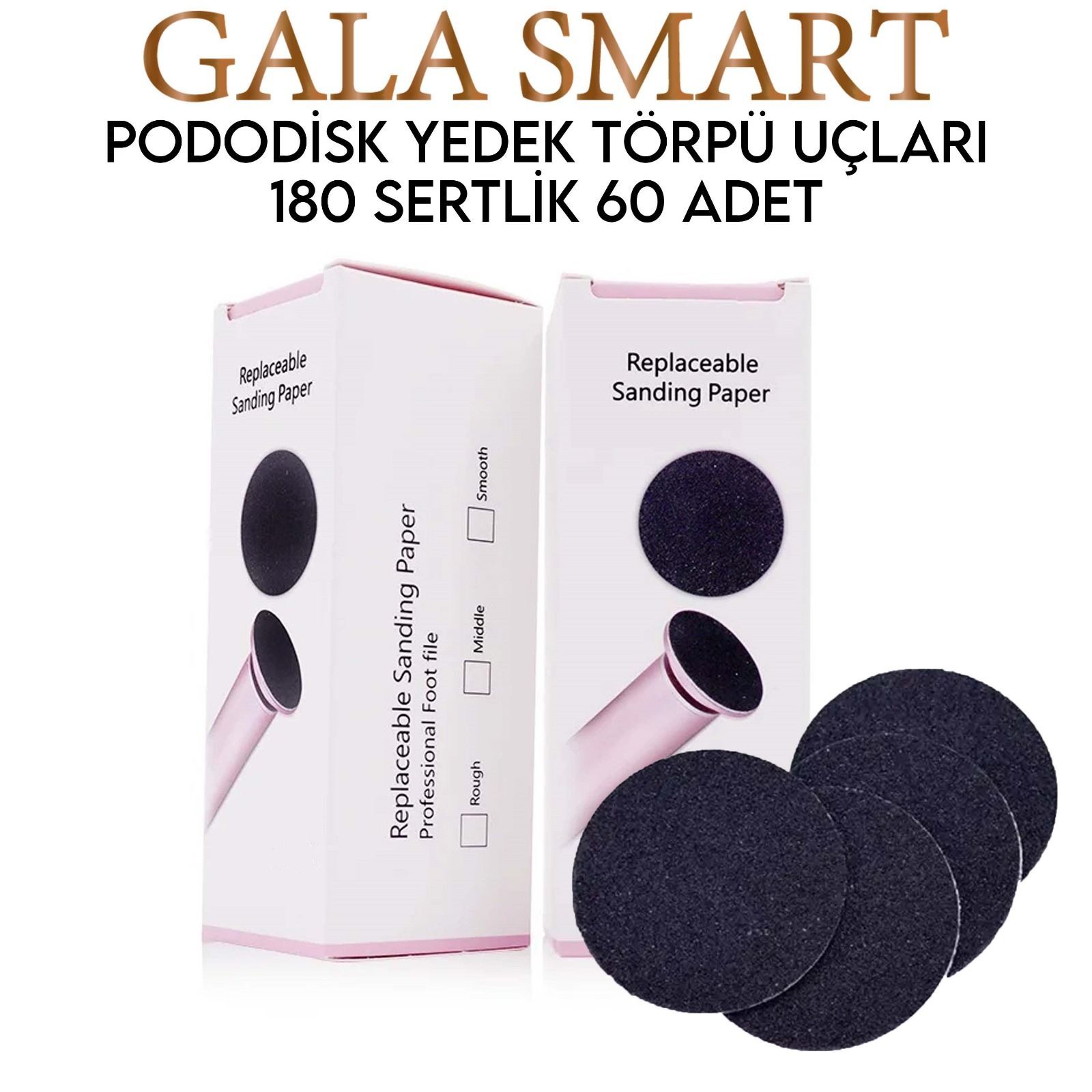 Podo disk yedek törpü - 180 sertlik (60 lı paket)