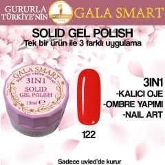 Gala solıd gel polısh 15 ml no 122