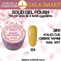 Gala solıd gel polısh 15 ml no 124