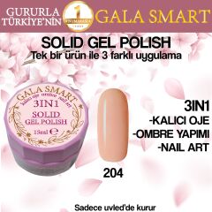 Gala solıd gel polısh 15 ml no 204