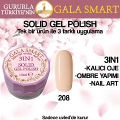 GALA SOLID GEL POLISH 15 ML NO 208