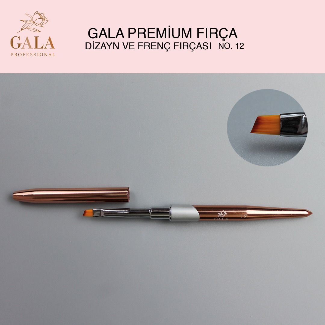 Gala premium frenç fırça no:12