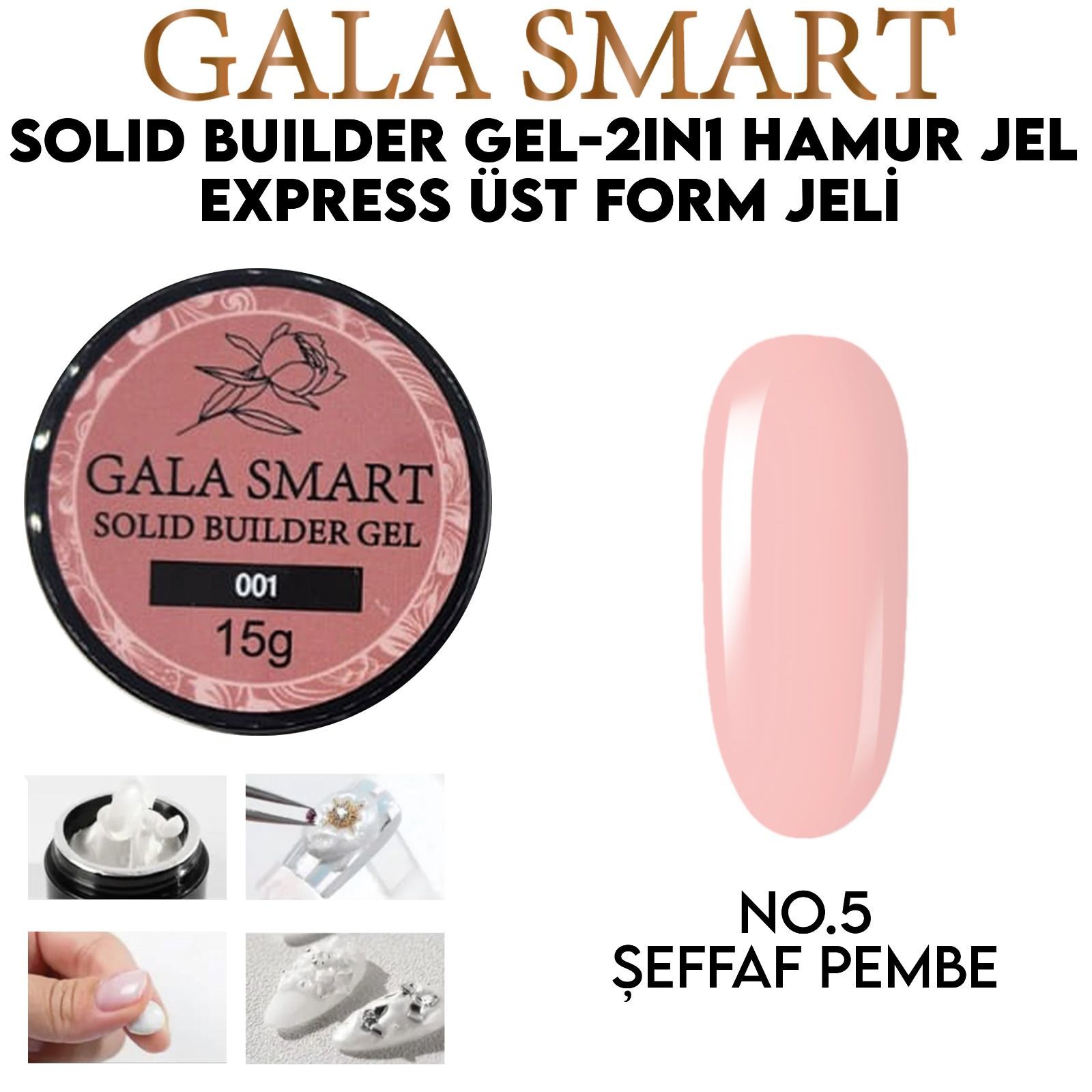 Solid builder hamur jel 15 gr - no:5