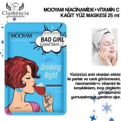 MOOYAM Girls Serias Facial Mask Niacinamide+C vitamin