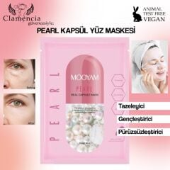 MOOYAM Capsule Mask Pearl Kağıt Yüz Maskesi
