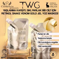 Retinol Yılan Zehiri Soyulabilir Altın Maske 100g No:8971