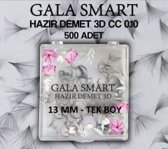 Hazır demet - 3d cc kıvrım 0,10 kalınlık - 13 mm tek boy (500 lü kutu)