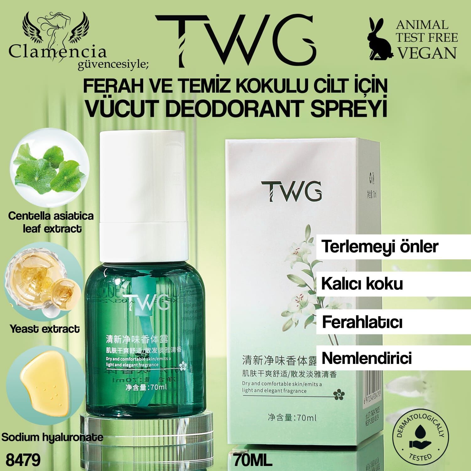 Vücut Deodorantı Sprey 70ml