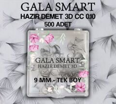 Hazır demet - 3d cc kıvrım 0,10 kalınlık - 9 mm tek boy (500 lü kutu)