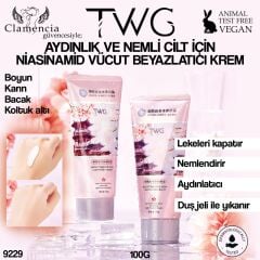 TWG Nicotinamite Vücut Beyazlatıcı Krem 100g No:9229