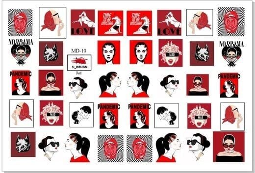 Tnl professionel stiker md-10