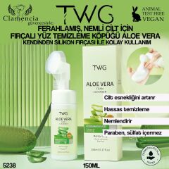 Aloe Vera Fırçalı Yüz Temizleme Köpüğü 150ml No:3238