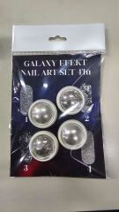 Glaxy efekt nail art 4 lü set