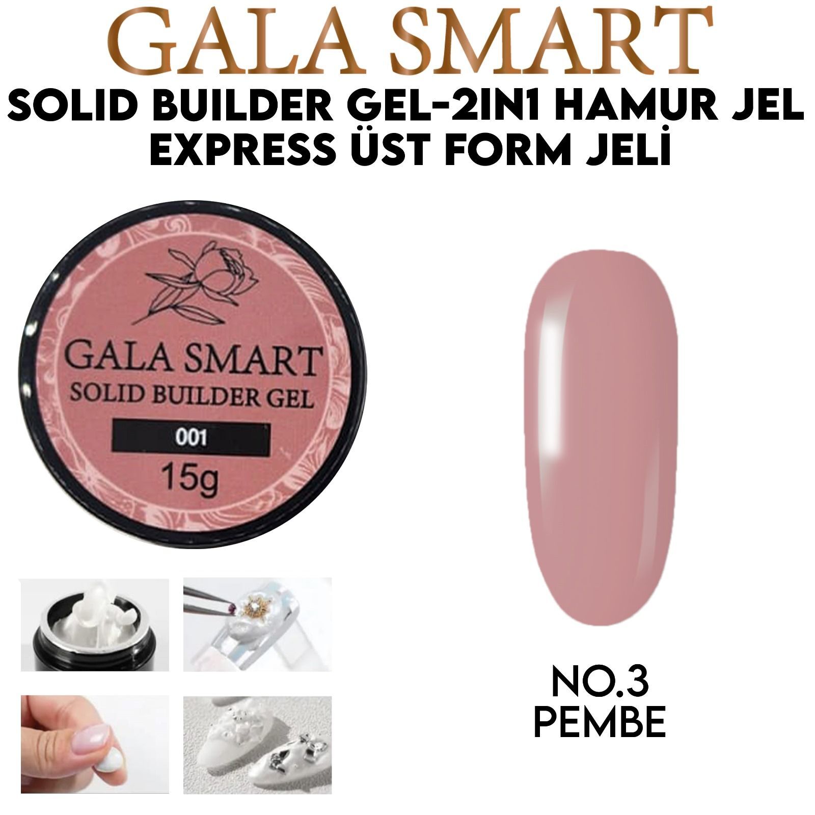 Solid builder hamur jel 15 gr - no:3