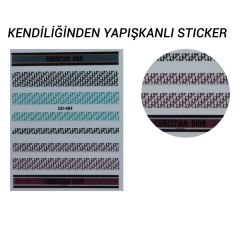 GALA PROFESSİONAL STİKER DD-484