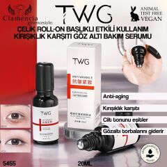 TWG Anti Wrinkle Çelik Roll-on Başlıklı Göz Altı Serum 20ml No:5455