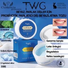 Probiyotik Parlatıcı Diş Beyazlatma Tozu 50g