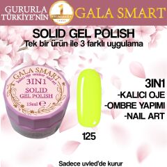 Gala solıd gel polısh 15 ml no:125
