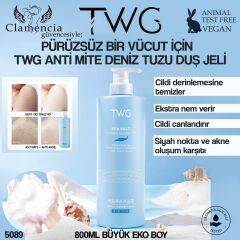 TWG Anti Mite Deniz Tuzu Duş Jeli – 800ml Eko Boy No:9508