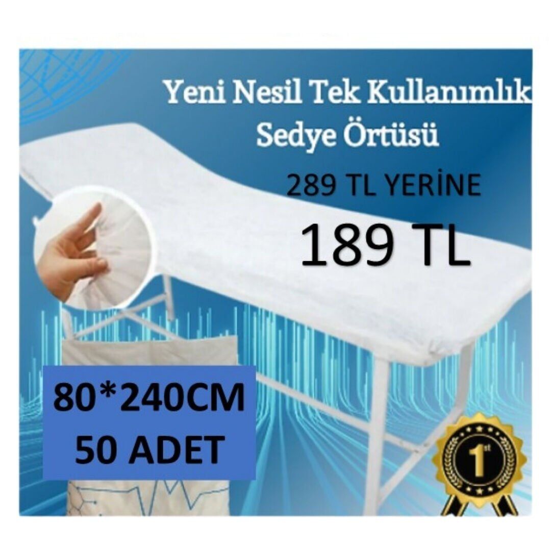 Tek kullanımlık sedye örtüsü