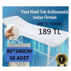 Tek Kullanımlık Sedye Örtüsü