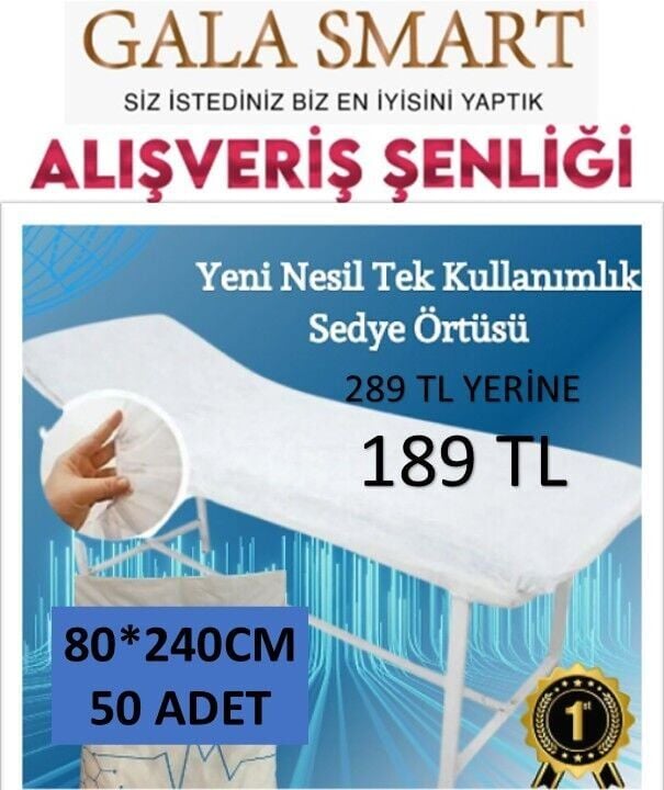 Tek kullanımlık sedye örtüsü yeni nesil