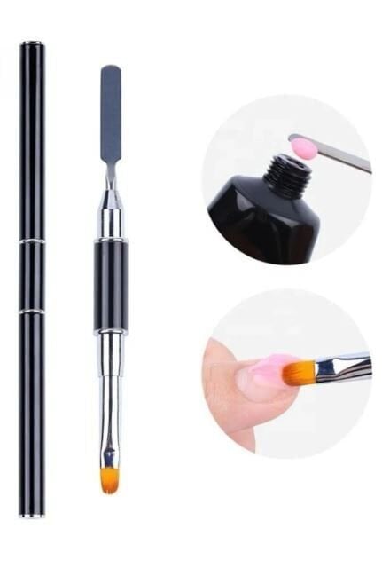 Spatulalı kapaklı jel fırça