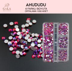 Crystal taş ahududu 6 farklı boyut