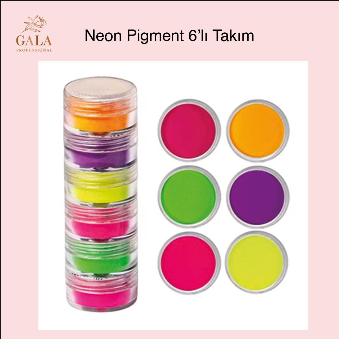 Neon toz 6 lı
