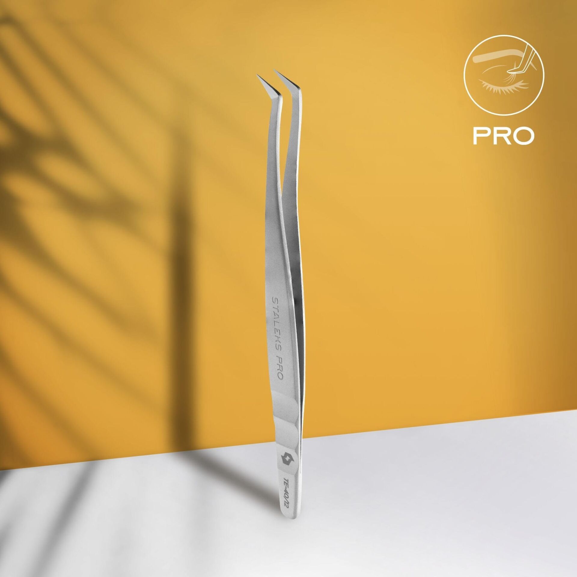 EXPERT 40 TYPE 12 Profesyonel Kirpik Cımbızı (Ayak, 65')