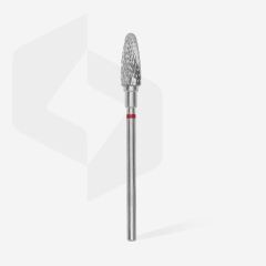 Sert Alaşım Mısır Freze, Kırmızı, Çap 5 mm / Çalışma Kısmı 13 mm