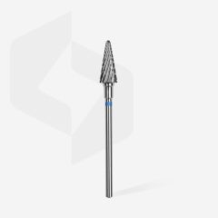 Sert alaşım koni freze, mavi, çap 6 mm / çalışma kısmı 14 mm