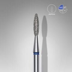 Elmas Alev Freze, Mavi, Çap 2,1 mm, Çalışma Kısmı 8 mm