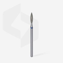 Elmas alev freze, mavi, çap 2,1 mm, çalışma kısmı 10 mm