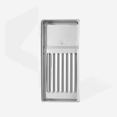 Paslanmaz çelik tepsi 195x90x19 mm