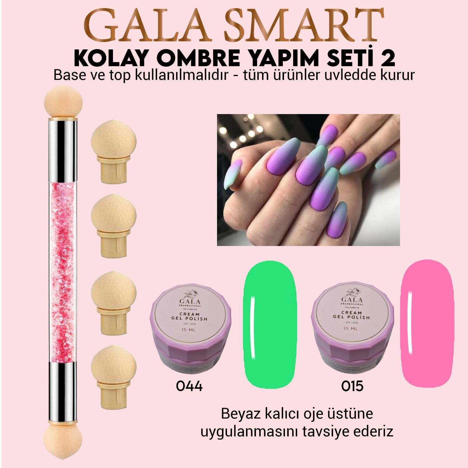 Kolay ombre yapım set - 2