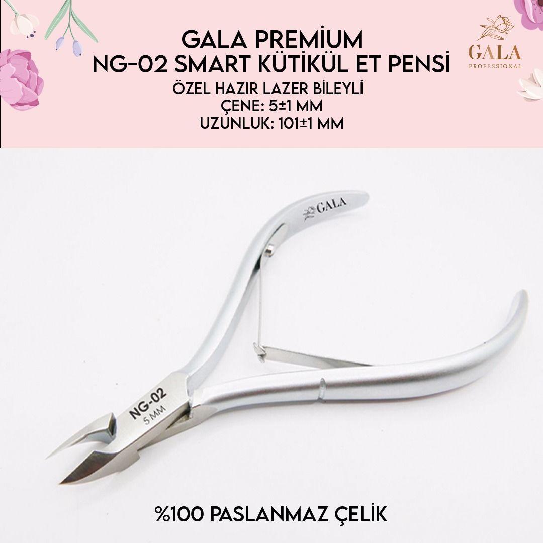 NG-02 SMART KATİKÜL ET PENSİ 5 mm - GÜMÜŞ RENK