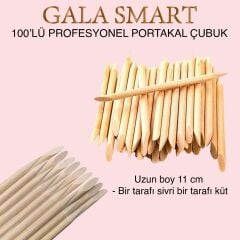 Ahşap portakal çubuk 100 lü