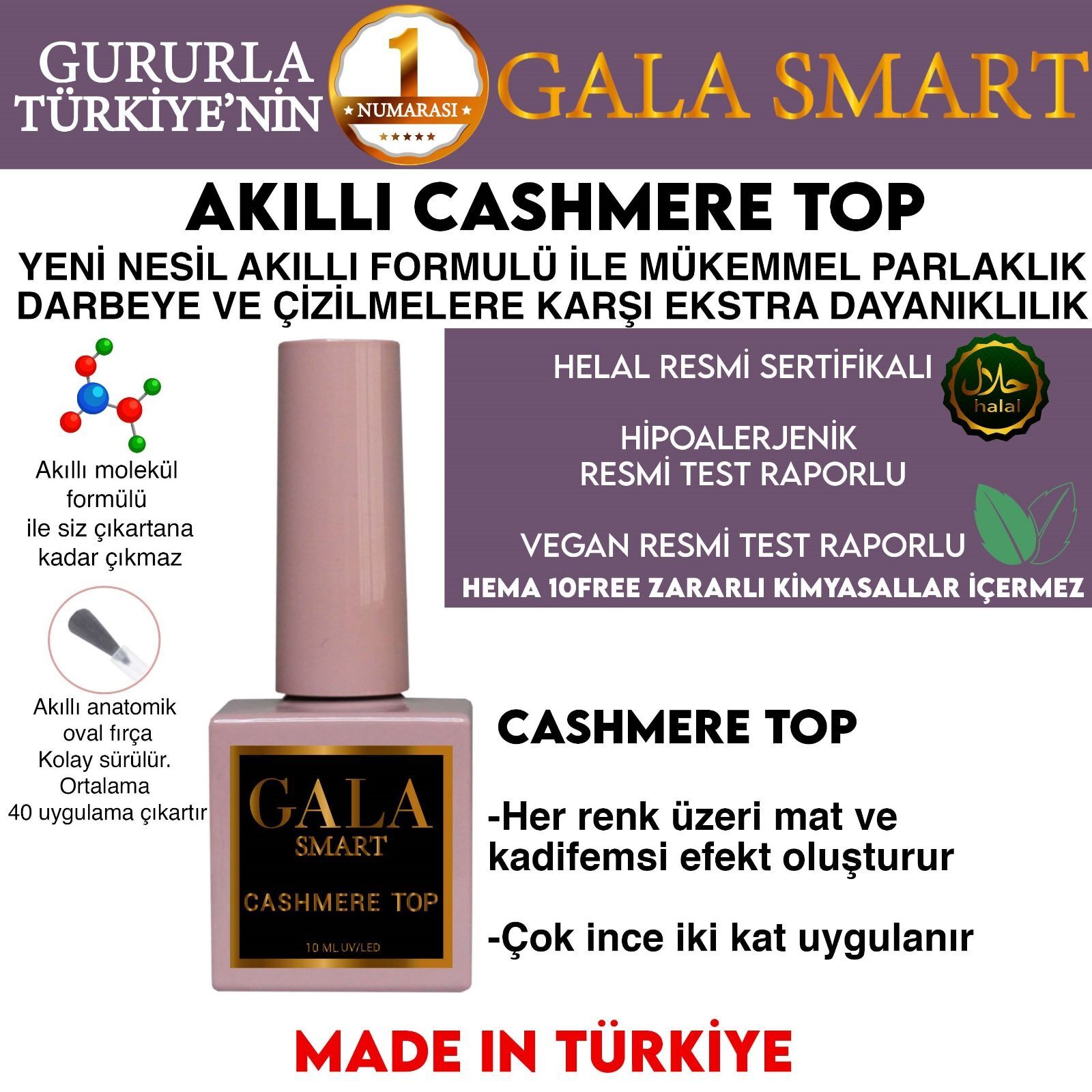 Gala smart - cashmere top 10 ml