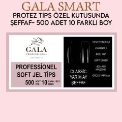 Protez tips şeffaf 500 adet özel kutusunda