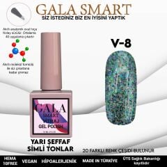 Gala smart vitraj kalıcı oje 10 ml v8